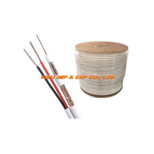 Coaxial Cable+2c Power Cable CCTV CATV Cable RG6 Copper Cable Coaxial Siamese Cable Copper Wire